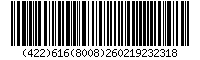 Kod kreskowy EAN-128, zakodowano kraj pochodzenia jednostki handlowej oraz datę i czas produkcji Kod kreskowy EAN-128, zakodowano kraj pochodzenia jednostki handlowej oraz aktualną datę i czas produkcji