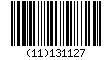 Kod kreskowy EAN-128 (GS1-128), zakodowano datę produkcji 13-11-27